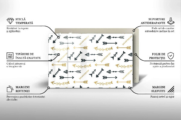 Worktop protector Boho arrow pattern