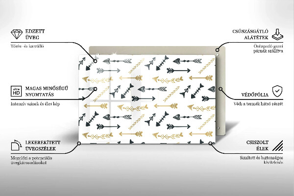 Worktop protector Boho arrow pattern