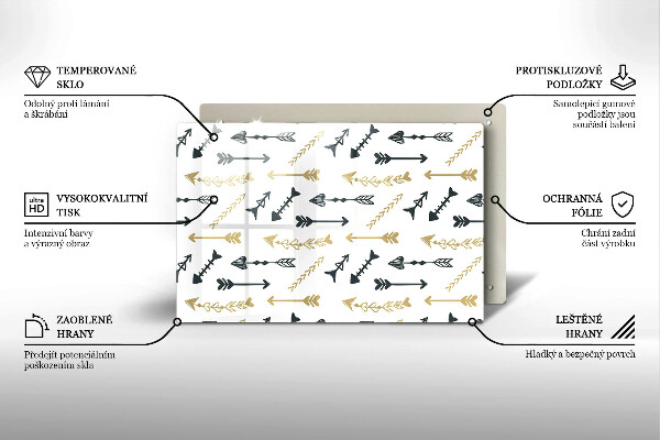 Worktop protector Boho arrow pattern