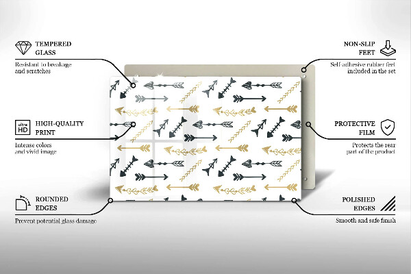 Worktop protector Boho arrow pattern