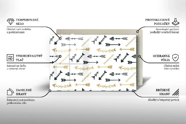 Worktop protector Boho arrow pattern