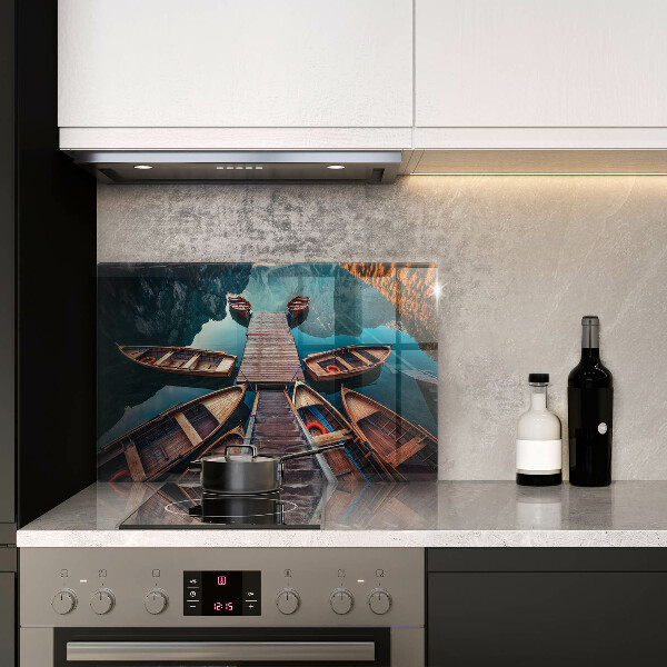 Worktop protector Boats on the lake