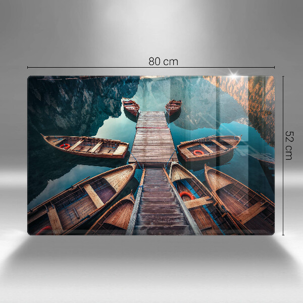 Worktop protector Boats on the lake