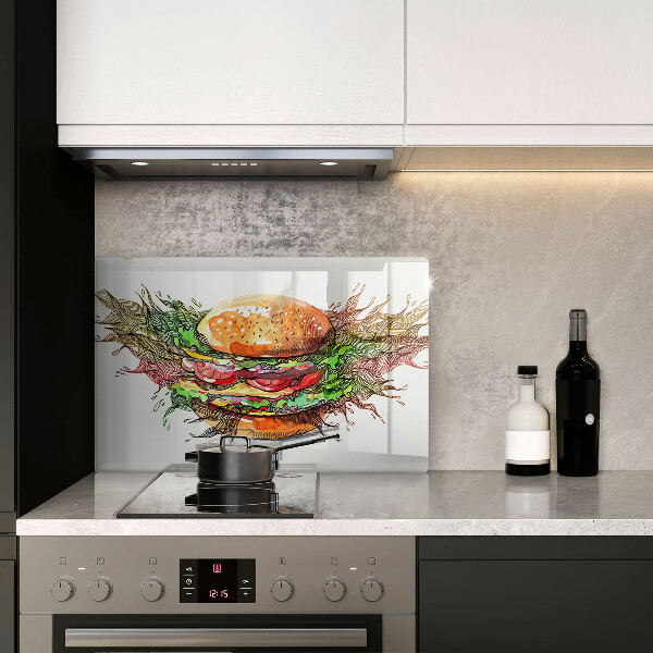 Worktop saver Drawing hamburger