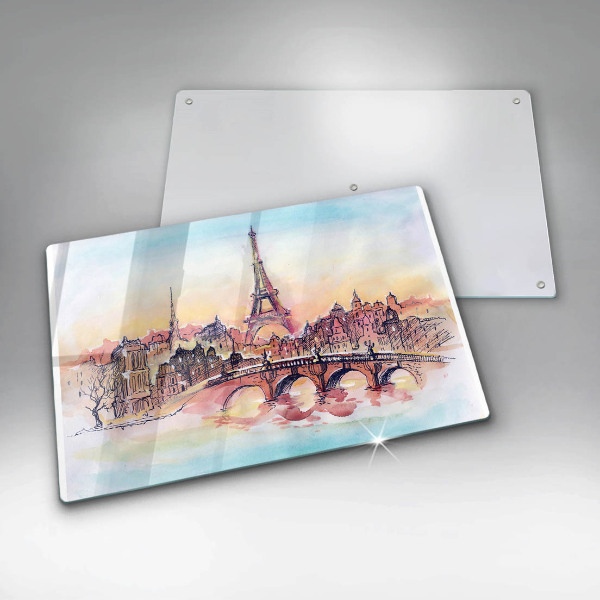 Worktop saver Paris landscape Eiffel Tower