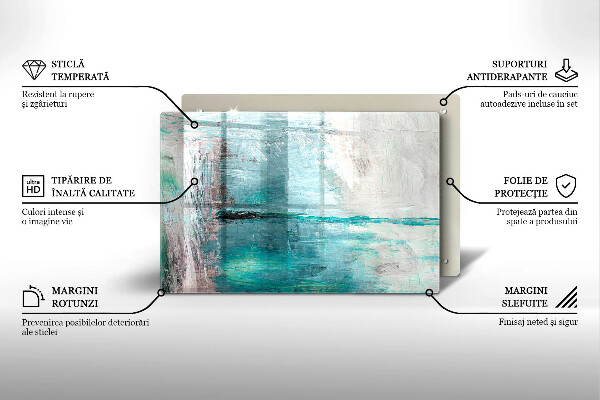 Worktop saver Background paint abstraction