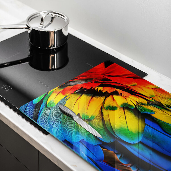 Worktop saver Colorful parrots