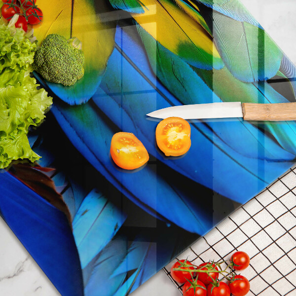 Worktop saver Colorful parrots