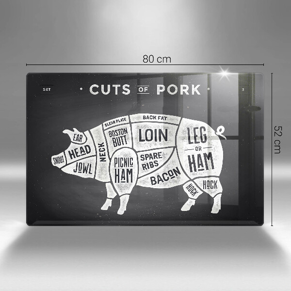 Worktop saver Pork pig meat