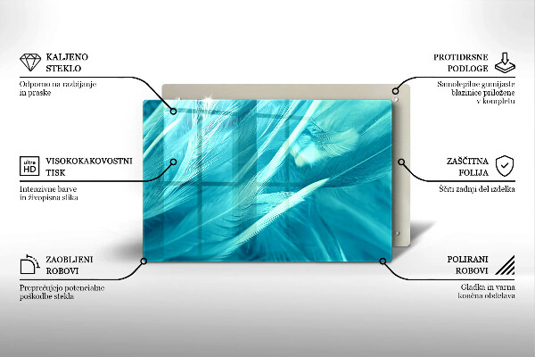 Worktop saver Delicate feathers