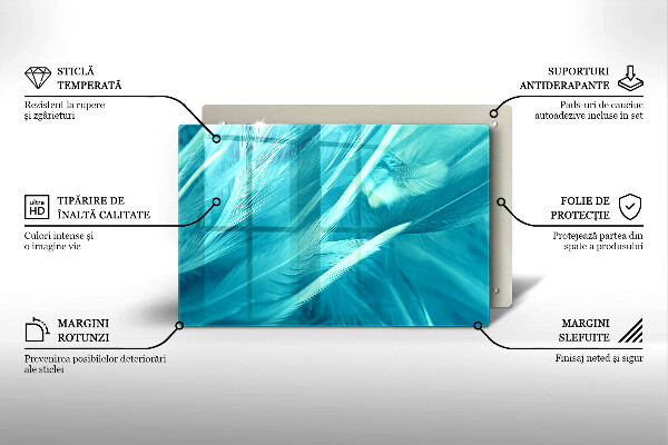 Worktop saver Delicate feathers