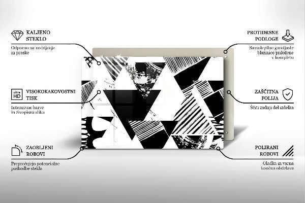 Worktop saver Geometric triangles