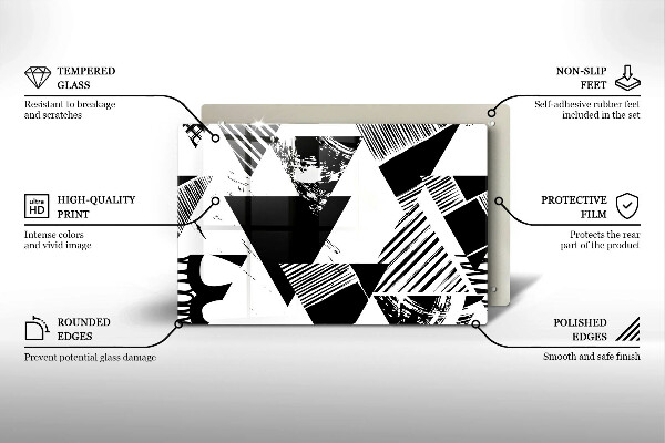 Worktop saver Geometric triangles