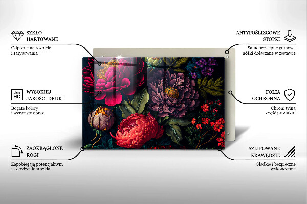 Worktop saver Beautiful flowers