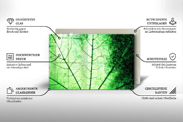 Worktop saver Decorative leaf