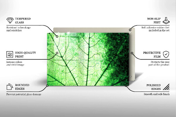 Worktop saver Decorative leaf