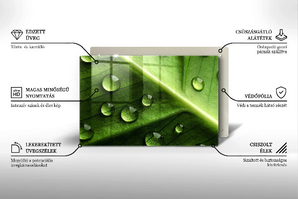 Worktop saver Nature Rosa and Leaf