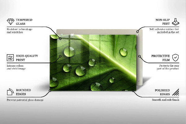 Worktop saver Nature Rosa and Leaf