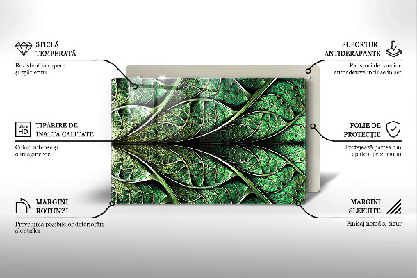Worktop saver Vein leaf structure