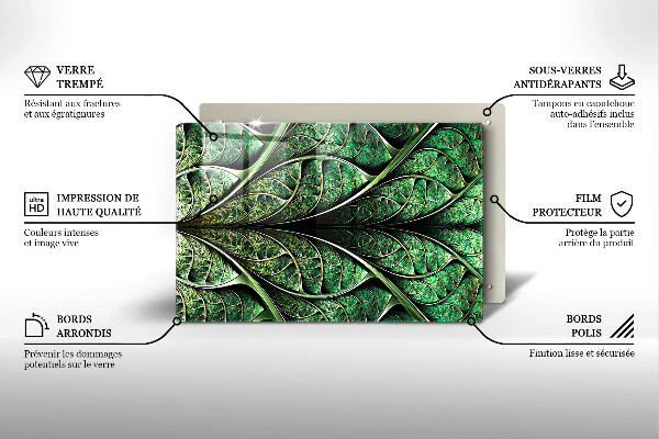 Worktop saver Vein leaf structure
