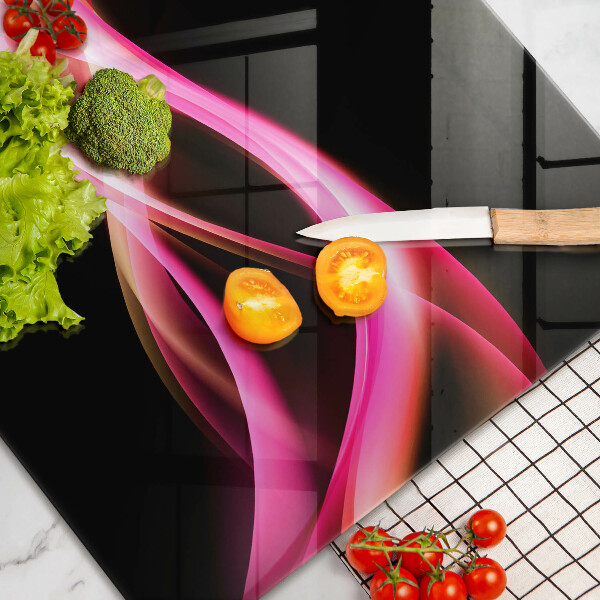 Induction hob protector Neon Smoke abstraction