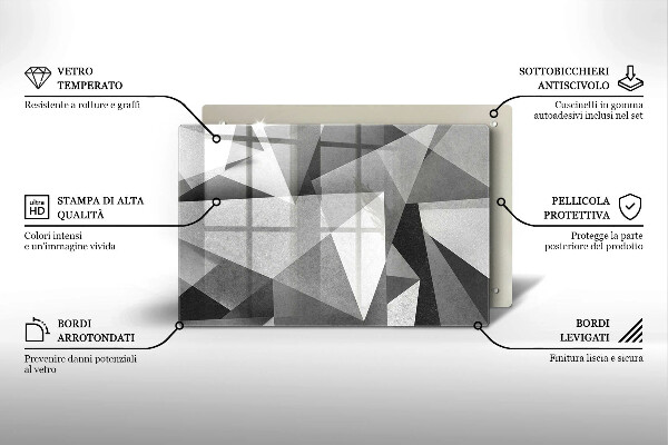 Worktop protector Concrete sharp abstraction