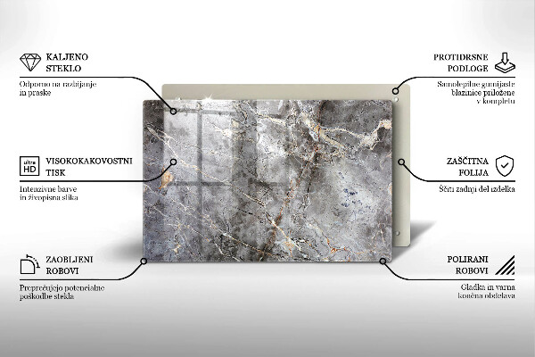 Worktop saver Stone texture