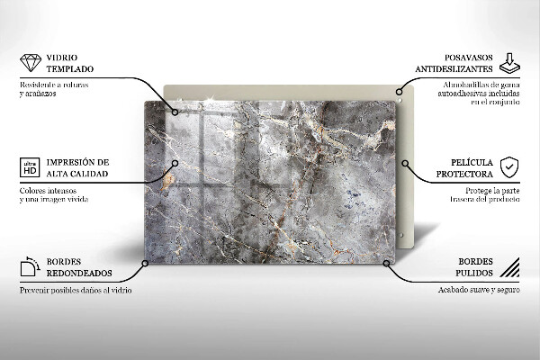 Worktop saver Stone texture