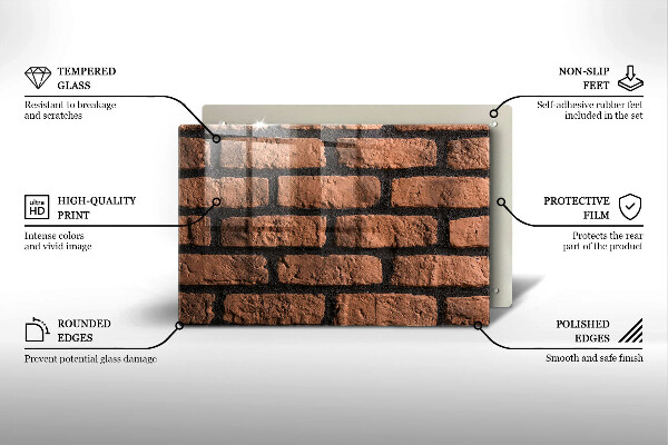 Worktop saver Brick wall