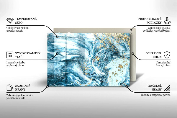 Worktop saver Structure with gold