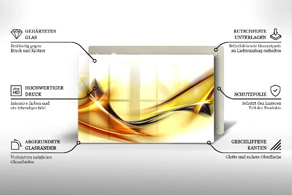 Worktop saver Abstraction light lines