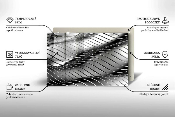 Induction hob protector 3D metal structure