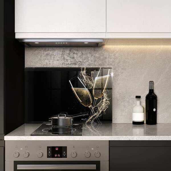 Worktop saver Champagne glasses