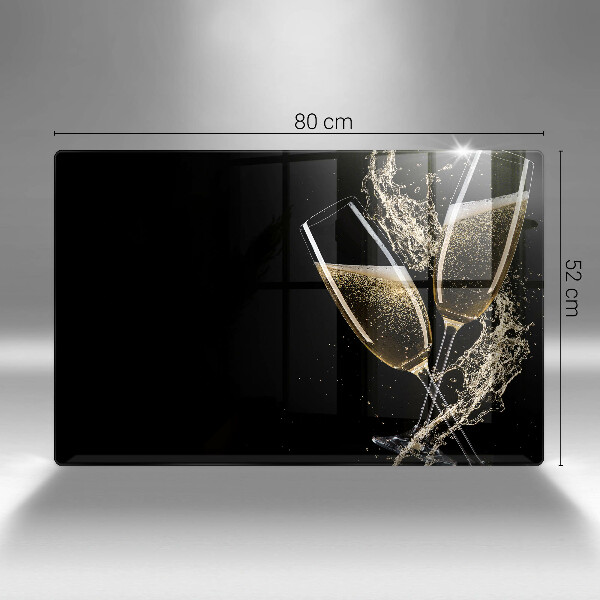 Worktop saver Champagne glasses