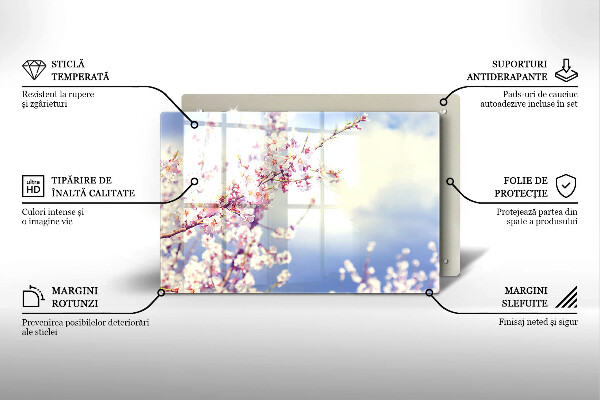 Worktop saver A blooming tree