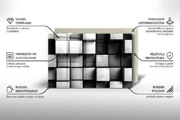 Work surface savers 3D geometry background