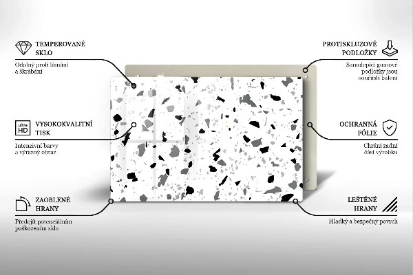 Work surface savers Decorative stone gres