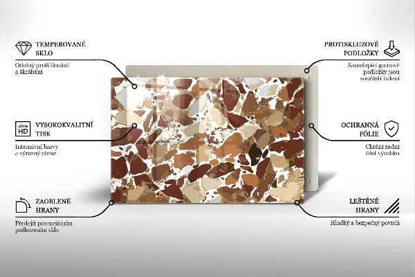 Work surface savers Decorative stone stains