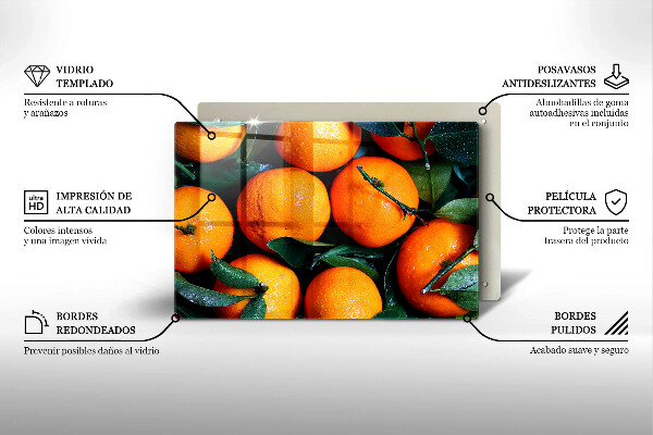 Work surface savers Fruit oranges