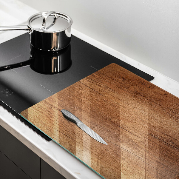 Induction hob protector Wood texture