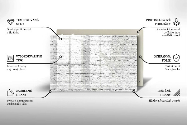 Worktop saver Brick wall