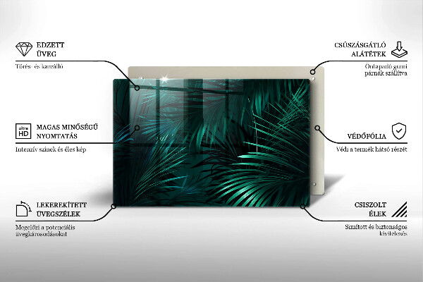 Worktop saver Wild jungle leaves