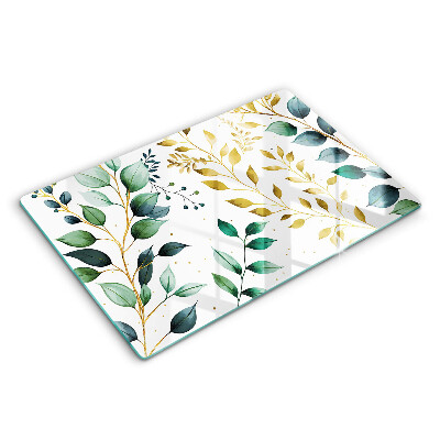 Worktop saver Green and golden leaves