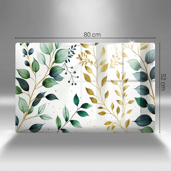 Worktop saver Green and golden leaves