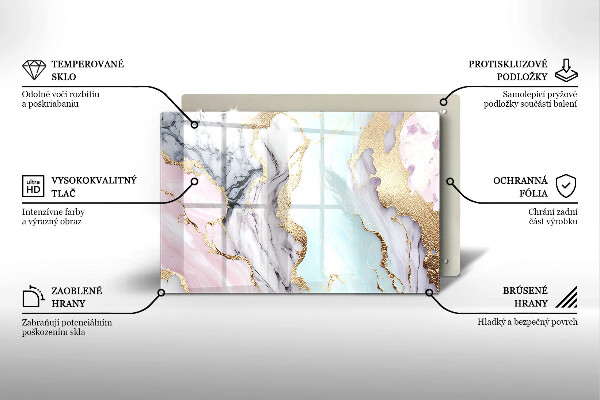 Worktop saver Pastel marble