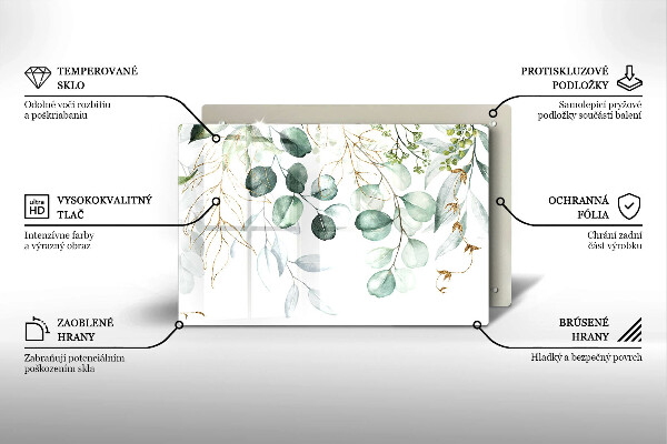 Worktop saver Painted plants