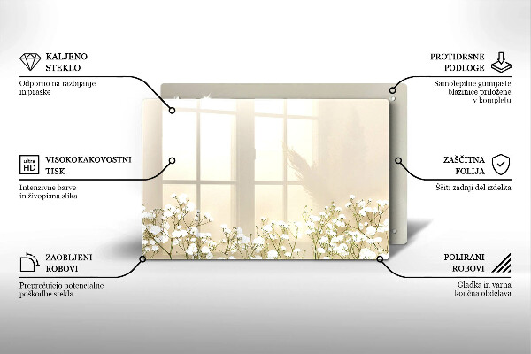 Worktop saver Boho flowers