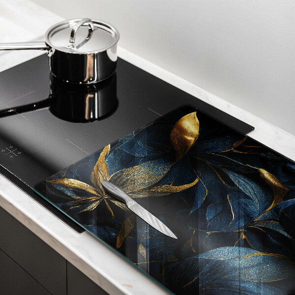 Worktop saver Decorative leaves with gold