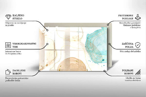 Worktop saver Bright boho shapes