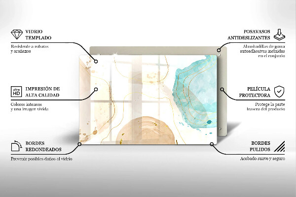 Worktop saver Bright boho shapes